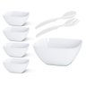 Conjunto para Salada em Acrílico Branco Vienna Emsa -7 Peças - 2