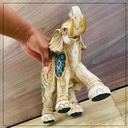 Ver imagem 2 de Elefante Indiano Estrelinha Sorte Enfeite Decorativo