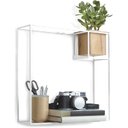 Ver imagem 2 de CUBIST GRANDE - PRATELEIRA COM VASO BRANCO