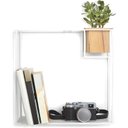 Ver imagem 1 de CUBIST GRANDE - PRATELEIRA COM VASO BRANCO