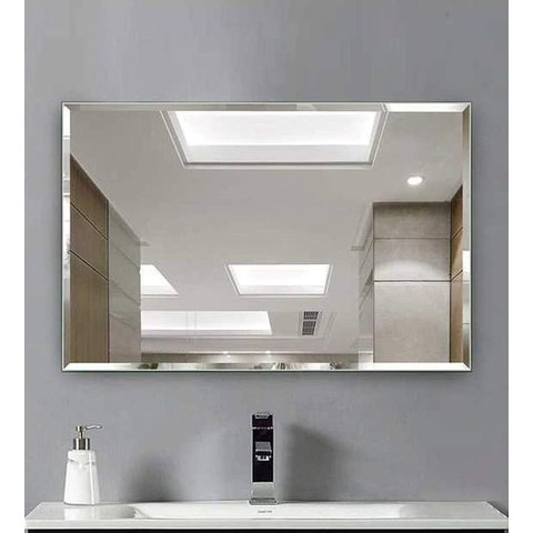 Espelho Lapidado com Bisotê - 70x100cm