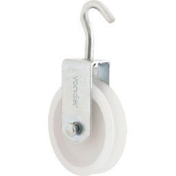 Roldana Plástica 4cm com Gancho 15kg - Vonder - 1