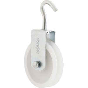 Roldana Plástica 4cm com Gancho 15kg - Vonder