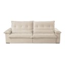 Ver imagem 3 de Sofá Vega 02 Módulos de 80cm Br 25cm Meu Sofá Online A294 Linho Creme