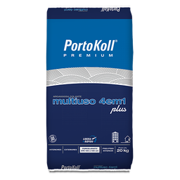 Argamassa Multiuso 4 Em 1 Plus AC-2 Cinza Sc 20Kg Portokoll - 1