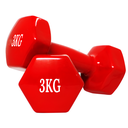 Ver imagem 1 de Fit Par de Halteres - Vinil Liso 3 Kg
