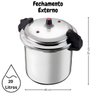 Panela de Pressão Profissional 20l - Alta Segurança e Eficiência - 4