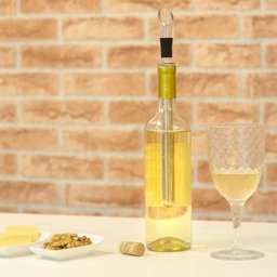 Bastão Inox Resfriar Vinho com Aerador Integrado Refresca - 5