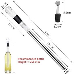 Bastão Inox Resfriar Vinho com Aerador Integrado Refresca - 9
