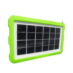 Luminaria Solar Radio Fm Lanterna Luz de Emergencia Usb - 3