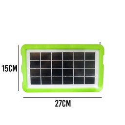 Luminaria Solar Radio Fm Lanterna Luz de Emergencia Usb - 2