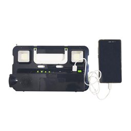 Luminaria Solar Radio Fm Lanterna Luz de Emergencia Usb - 5