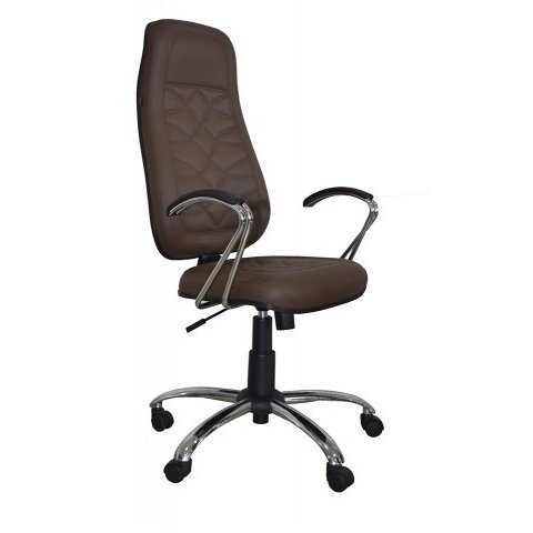Poltrona Presidente Argos CR - Couro Sintetico Corano - Vermelho