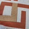 Capa Almofada Linho Aplique Boucle Estampa 45x45cm Terracota - 2