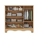 Ver imagem 4 de Cômoda Infantil 95cm 1 Porta e 4 Gavetas Dengo Multimóveis Mp4439 Madeirado Madeirado