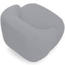 Ver imagem 7 de Poltrona Decorativa Orgânica Giratória para Sala Living Barolo L06 Veludo Cinza - Lyam Decor