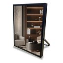 Ver imagem 1 de Espelho de Mesa Preto sem Iluminação - 40x28cm - Maquiagem - Moldura Preta