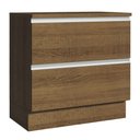 Ver imagem 1 de Balcão Armário de Cozinha 80 cm 2 Gavetas Rustic Glamy Madesa