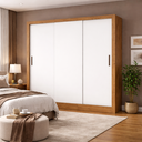 Ver imagem 1 de Guarda Roupa 3 Portas 3 Gavetas Sapphire -grand Line