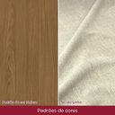 Ver imagem 2 de Conjunto Sala de Jantar Tampo Mdf com Vidro Canto Arredondado 160 Cm 06 Cadeiras Lupita Casa 812