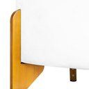 Ver imagem 2 de Puff Banqueta Thor Luxo Decorativo - Branco Corino