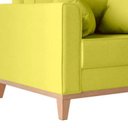 Ver imagem 5 de Kit 02 Poltrona Decorativa Beny Pés Base em Madeira Suede Cor:amarelo