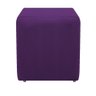 Puff Decorativo Dado Suede Roxo Adj Decor - 1