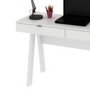 Ver mais imagens de Kit para Escritório com Mesa 2 Gavetas e Balcão 2 Portas Br Cor:branco
