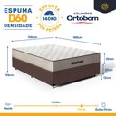 Ver imagem 3 de Cama Box com Colchão de Espuma D60 Double Face Force Dream Ortobom Casal 138cm