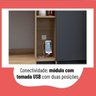 Paneleiro 2 Portas com Usb Hibisco Thela - 6