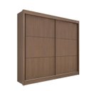 Ver imagem 1 de Guarda Roupa Cancun 2 Portas 100%mdf Castanho - Ddoro