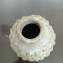 Ver imagem 4 de Vaso Decorativo de Cerâmica Bege 10x10x10cm Enfeite Sala Mesa Estante Aparador