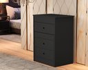 Ver imagem 6 de Penteadeira Comoda Olivia MDF 80x60cm Espelho Banqueta Rodizio:Preto