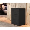 Ver imagem 6 de Penteadeira Comoda Olivia MDF 80x60cm Espelho Banqueta Rodizio:Preto