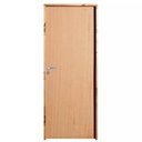 Ver imagem 1 de Porta de Madeira Semi-oca Padrão Angelim Lisa Bat14 Cm Eco Fech Modena Externa 210 X 62 Lado Direito