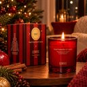 Ver imagem 3 de Vela Perfumada Maçã e Canela 210g - Lenvie Linha Especial de Natal