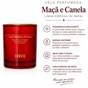 Ver imagem 5 de Vela Perfumada Maçã e Canela 210g - Lenvie Linha Especial de Natal