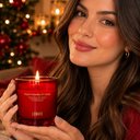 Ver imagem 4 de Vela Perfumada Maçã e Canela 210g - Lenvie Linha Especial de Natal