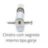 Cilindro Miolo Tambor para Fechadura Stam Original Gorje Cr - 3