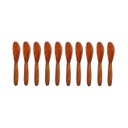 Ver imagem 1 de Kit 10 Peças Colher de Pau Madeira Modelo Reforçada 28 cm