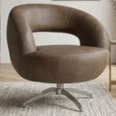 Ver imagem 2 de Poltrona Decorativa Topazio Base Giratoria Courino Tcs 729 Moll