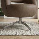 Ver imagem 6 de Poltrona Decorativa Topazio Base Giratoria Courino Tcs 729 Moll