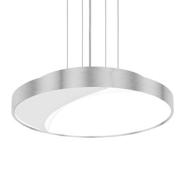 Lustre Pendente Redondo 7652 Para 3 Lâmpadas E27 Escovada - 1