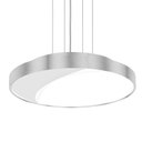 Ver imagem 1 de Lustre Pendente Redondo 7652 Para 3 Lâmpadas E27 Escovada