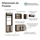 Ver imagem 4 de Armário de Cozinha Completa 270 cm Rustic/Crema Vik Madesa 08