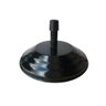 Base Pé Suporte Redondo Para Ombrelone Tamanho P 18Kg De Concreto:Preto - 1