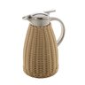 Garrafa Térmica Aço Inox Bon Gourmet com Rattan Plástico 1,5l Bege 2090 - 3