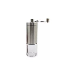 Moedor de Café Manual em Aço Inox e Cerâmica com Ajuste de Moagem Recipiente de Acrílico Portátil - 2