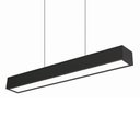 Ver imagem 1 de Lustre Pendente Newline Sobrepor V 468 Led Bivolt Preto 3000k Luz Amarela