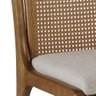 Cadeira de Jantar com Tela no Encosto Dália Madeira Maciça - 3